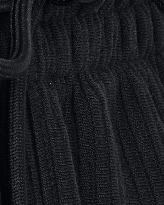 Men's UA Ottoman Fleece Tapered Pants in Black image number 5