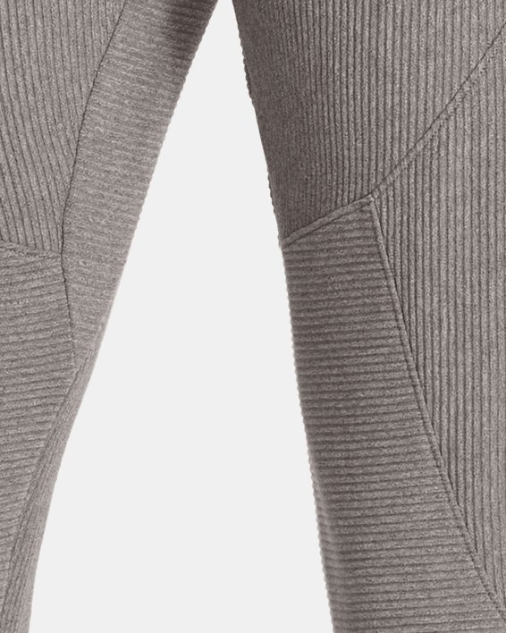 Men's UA Ottoman Fleece Tapered Pants, Gray, pdpMainDesktop image number 1