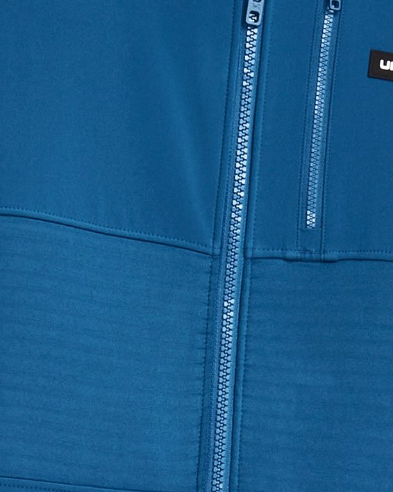 Haut entièrement zippé UA Storm Daytona pour homme, Blue, pdpMainDesktop image number 0
