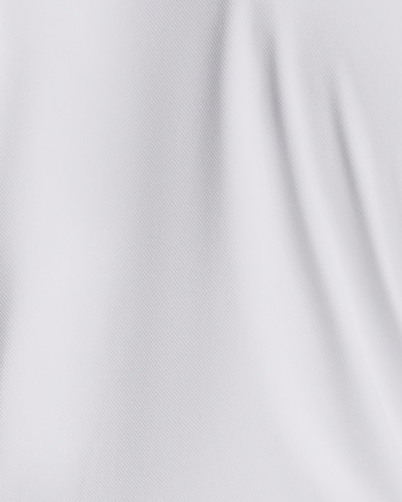 Men's UA Matchplay Long Sleeve Polo, White, pdpMainDesktop image number 1