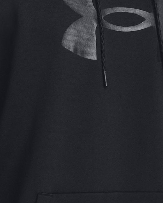 Herren Armour Fleece® Big Logo Hoodie, Black, pdpMainDesktop image number 0