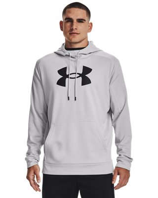 Under Armour Armour Fleece Big Logo Hood — 014-LT.GRY