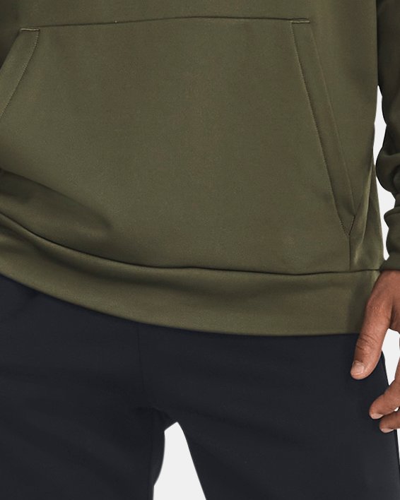 Bluza męska z kapturem Armour Fleece® Big Logo, Green, pdpMainDesktop image number 2