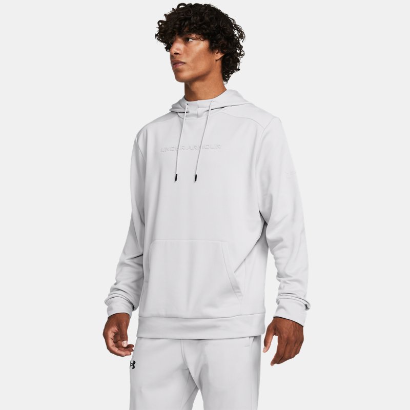 Image of Under Armour Men's Armour Fleece® Graphic Hoodie Halo Gray / Halo Gray L