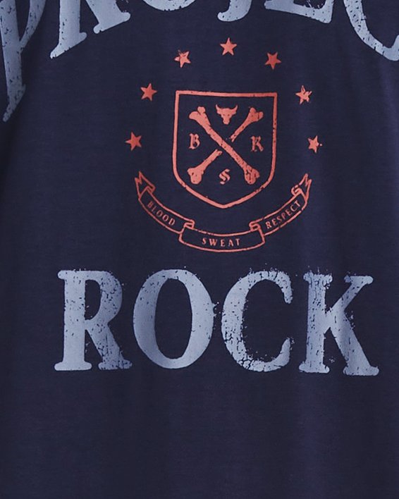 Men's Project Rock ST Short Sleeve in Blue image number 0