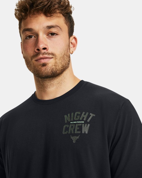 Men's Project Rock Night Crew Short Sleeve