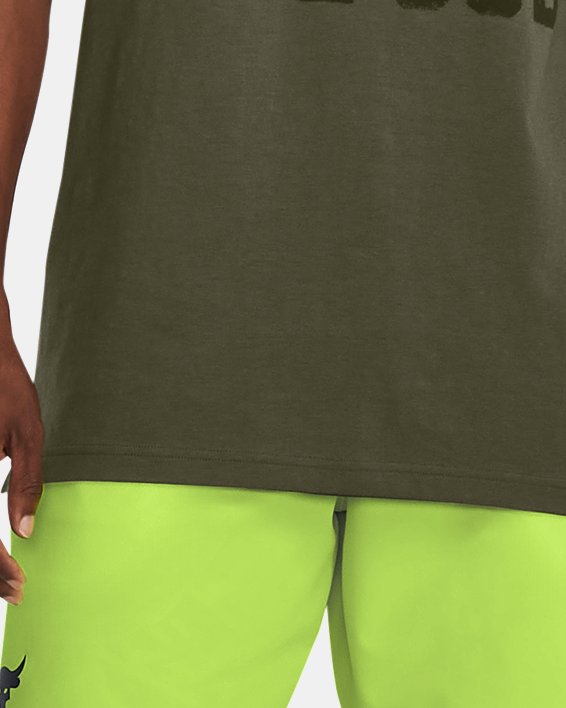Men's Project Rock Tank in Green image number 2