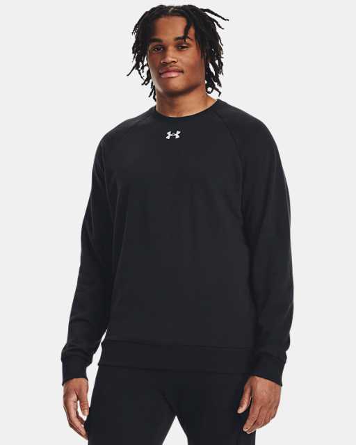 Haut à col ras du cou UA Rival Fleece pour homme Haut à col ras du cou UA Rival Fleece pour homme