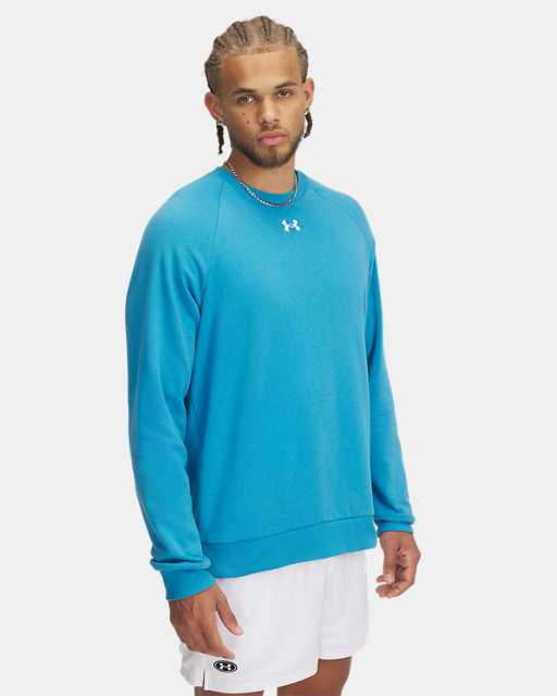 Haut à col ras du cou UA Rival Fleece pour homme Haut à col ras du cou UA Rival Fleece pour homme