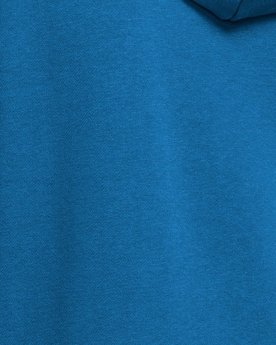 Sudadera con capucha de tejido Fleece UA Rival para hombre, Blue, pdpMainDesktop image number 1