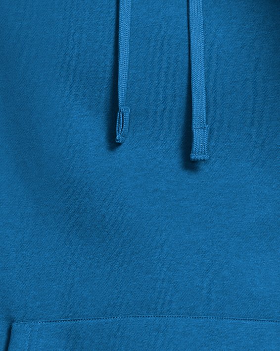 Sudadera con capucha de tejido Fleece UA Rival para hombre, Blue, pdpMainDesktop image number 0