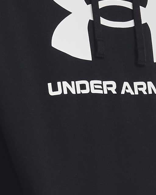 Chandail à capuchon en molleton avec logo UA Rival pour hommes