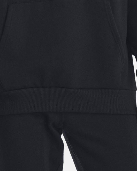 Sweat à capuche UA Rival Fleece Logo pour homme, Black, pdpMainDesktop image number 2