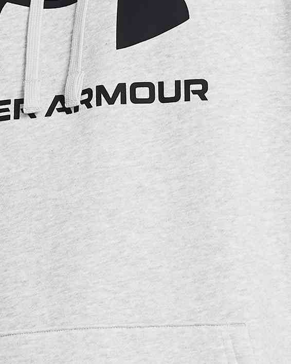 UNDER ARMOUR - Pull Essential Fleece Hoodie Homme Pitch Gray Medium