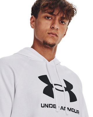 UA Rival Fleece, White, pdpMainDesktop image number 3