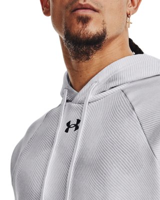 Sudadera UA Rival Fleece Printed para Hombre, White, pdpMainDesktop image number 3