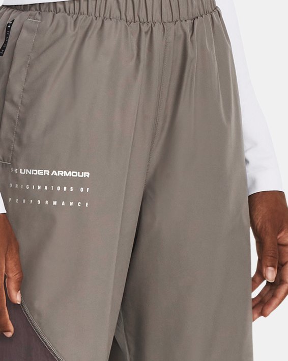 Women's UA RUSH™ Woven Pants, Gray, pdpMainDesktop image number 2