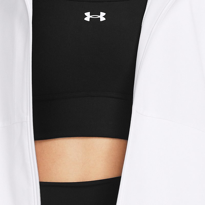 Women's Under Armour Unstoppable Hooded Jacket White / Black L