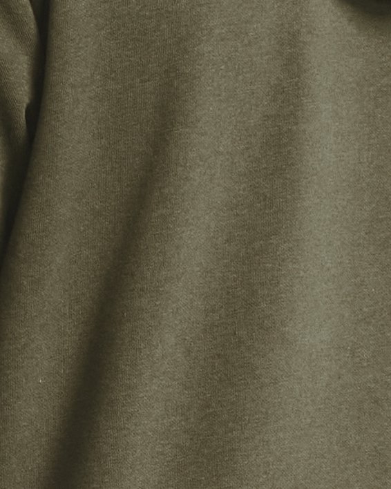 Sudadera con capucha y cremallera completa de tejido Fleece UA Rival para hombre, Green, pdpMainDesktop image number 1