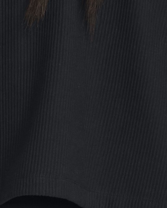 Women's UA Ottoman Fleece ¼ Zip in Black image number 1