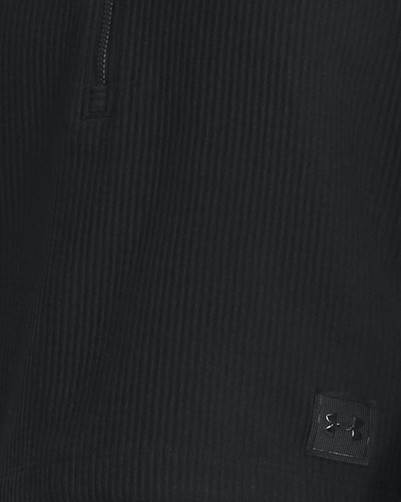 Women's UA Ottoman Fleece ¼ Zip in Black image number 0
