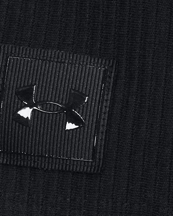 Women's UA Ottoman Fleece ¼ Zip in Black image number 3