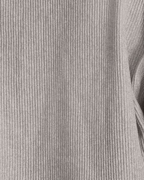 Women's UA Ottoman Fleece ¼ Zip, Gray, pdpMainDesktop image number 1