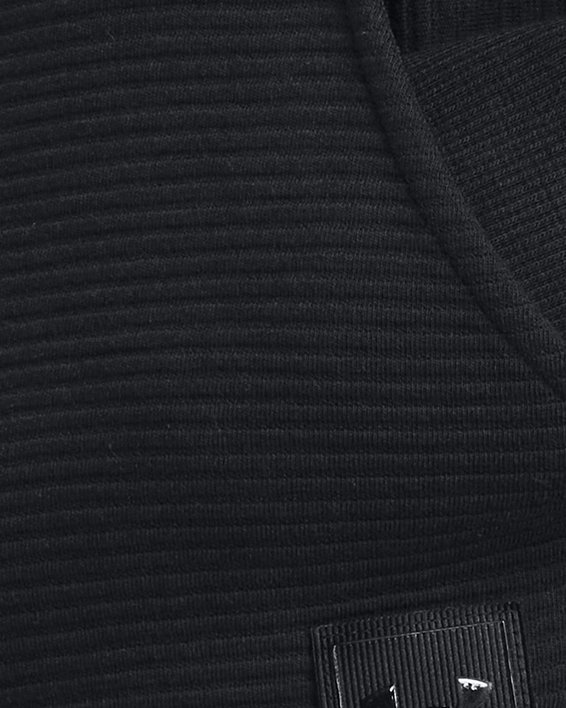 Women's UA Ottoman Fleece Hoodie in Black image number 3