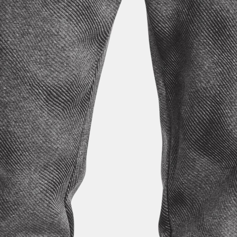 Pantalon de jogging Under Armour Rival Fleece Printed pour homme Castlerock Light Heather / Blanc L