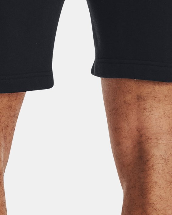 Men's UA Rival Fleece Shorts, Black, pdpMainDesktop image number 1