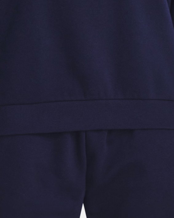 Men's UA Rival Fleece Shorts in Blue image number 2