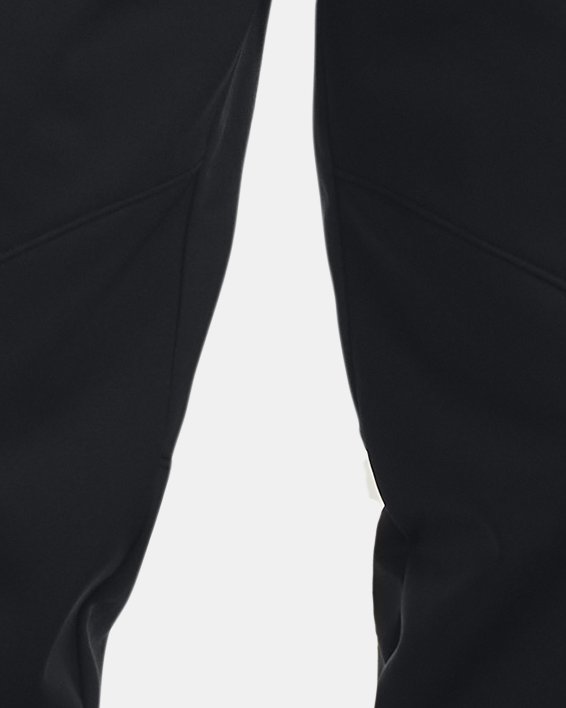 Men's UA Unstoppable Bonded Tapered Pants, Black, pdpMainDesktop image number 0