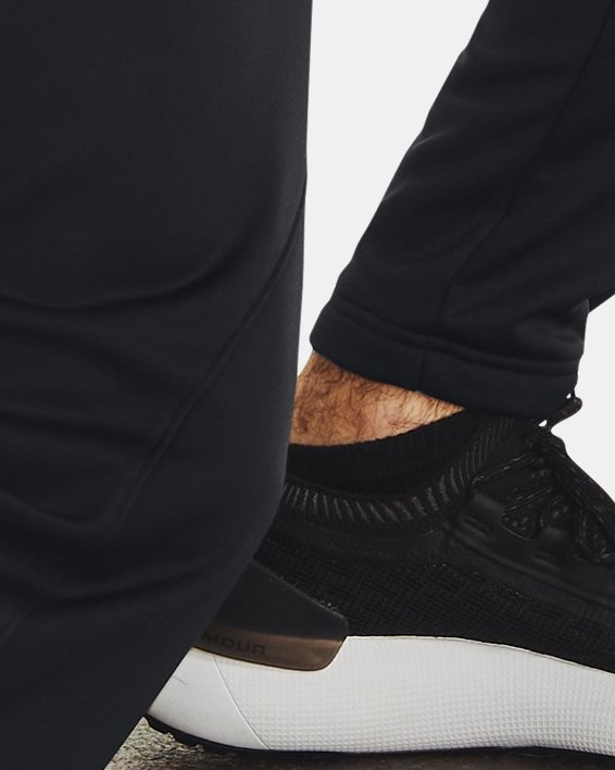 Men's UA Unstoppable Bonded Tapered Pants, Black, pdpMainDesktop image number 3