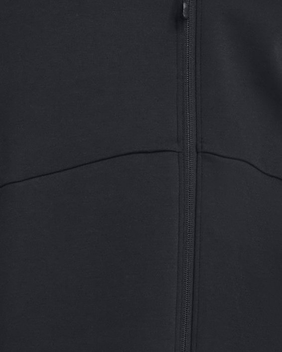 Herenshirt UA Unstoppable Fleece met volledige rits, Black, pdpMainDesktop image number 0
