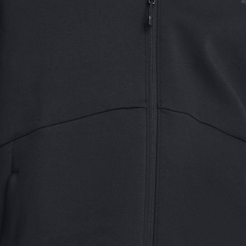 Men's Under Armour Unstoppable Fleece Full-Zip Black / Black XS