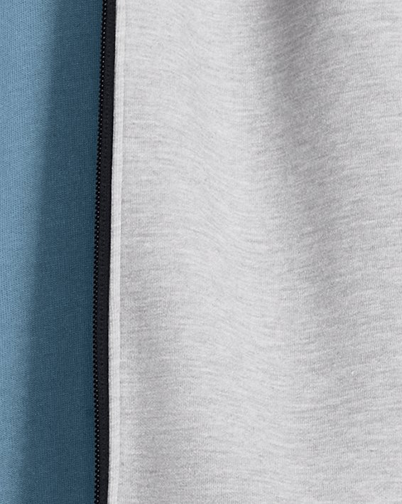 Maglia UA Unstoppable Fleece Full Zip da uomo, Gray, pdpMainDesktop image number 4