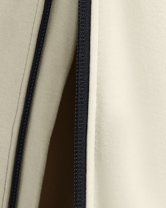 Veste entièrement zippée UA Unstoppable Fleece pour homme, Brown, pdpMainDesktop image number 3