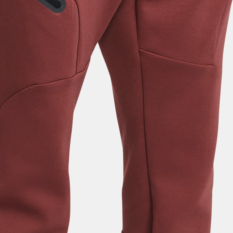 Pantalon de jogging Under Armour Unstoppable Fleece pour homme Cinna Rouge / Noir XL