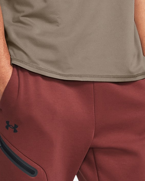 Pantalon de jogging UA Unstoppable Fleece pour homme, Red, pdpMainDesktop image number 2