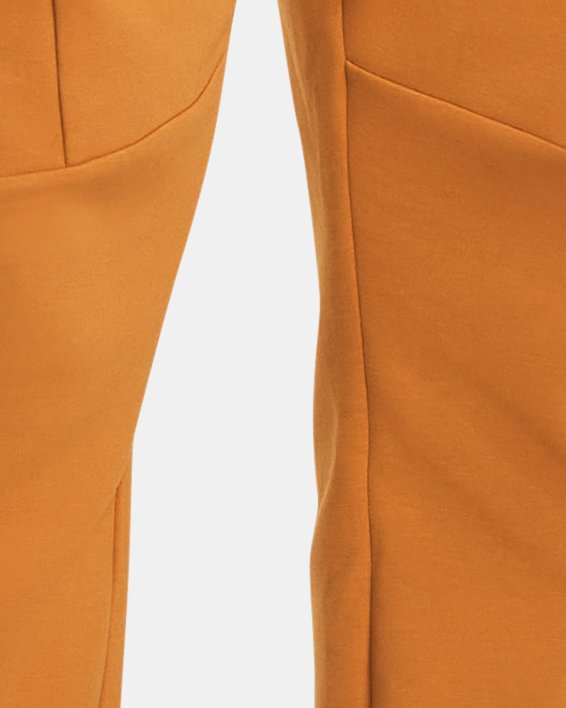 Men's UA Unstoppable Fleece Joggers in Orange image number 0