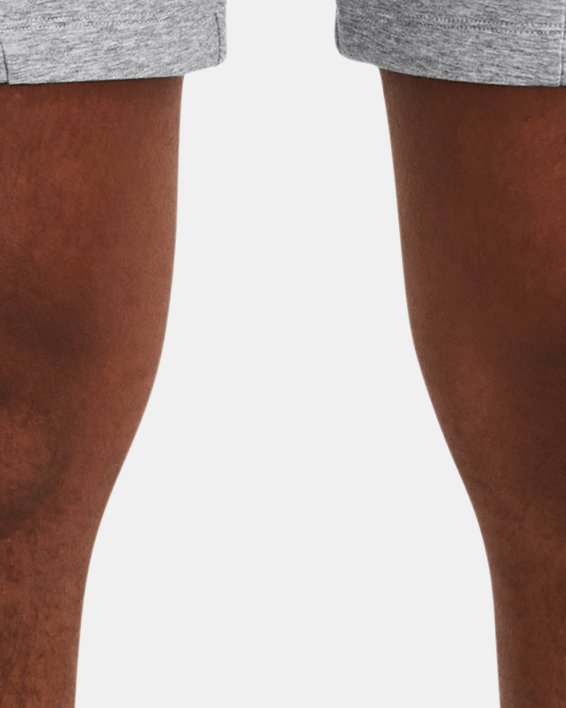 Men's UA Unstoppable Fleece Shorts in Gray image number 0