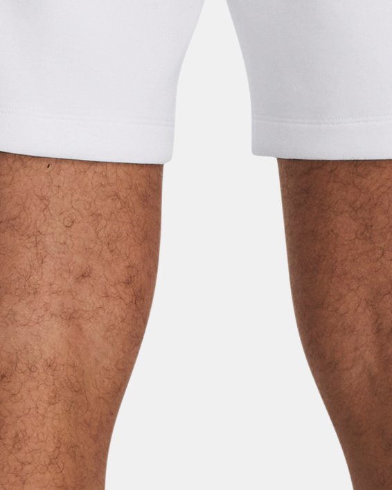 Men's UA Unstoppable Fleece Shorts in White image number 1