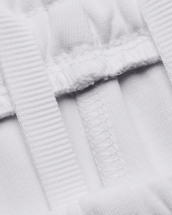 Men's UA Unstoppable Fleece Shorts in White image number 4