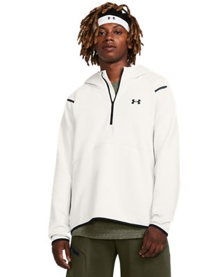 Under Armour Unstoppable Flc. Hoodie — 114-WHT/CLAY