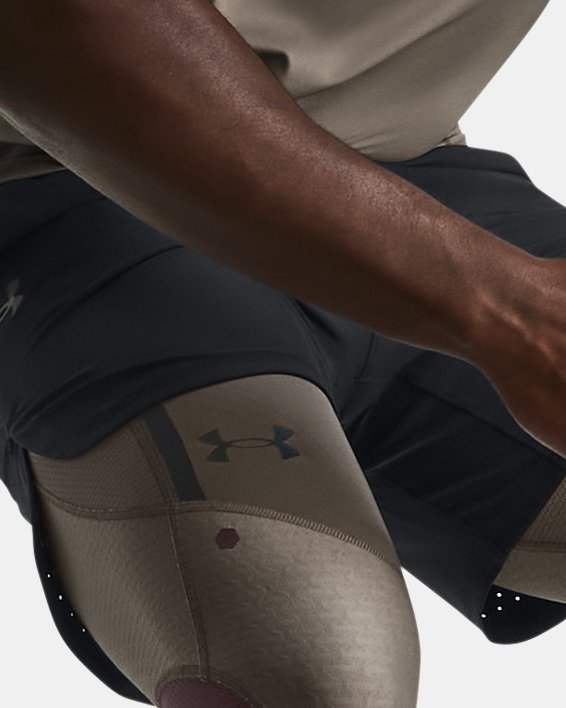 Men's UA RUSH™ SmartForm 2.0 Leggings in Gray image number 3