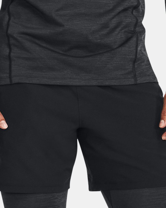 Men's ColdGear® Twist Leggings in Black image number 2