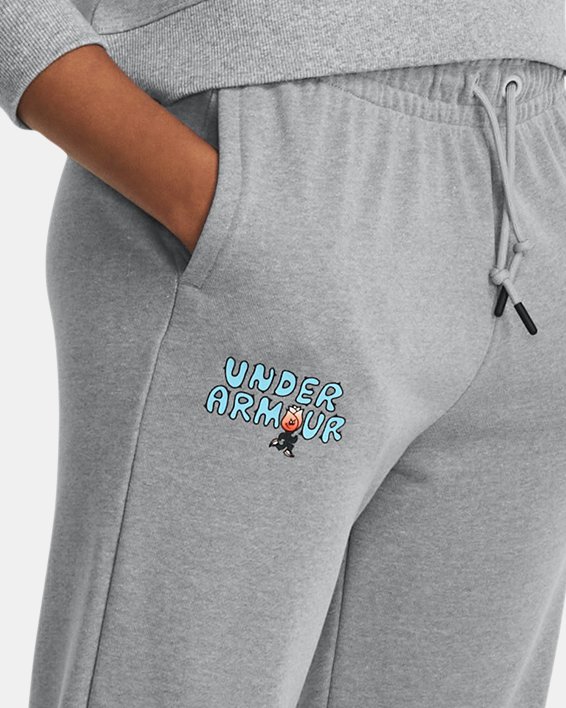 Women's UA Heavyweight Terry Joggers in Gray image number 2