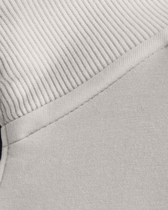 Parte de arriba con cremallera completa UA Unstoppable Fleece para mujer, White, pdpMainDesktop image number 3