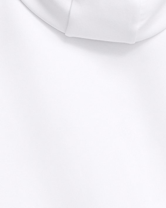 Women's UA Unstoppable Fleece Full-Zip, White, pdpMainDesktop image number 1
