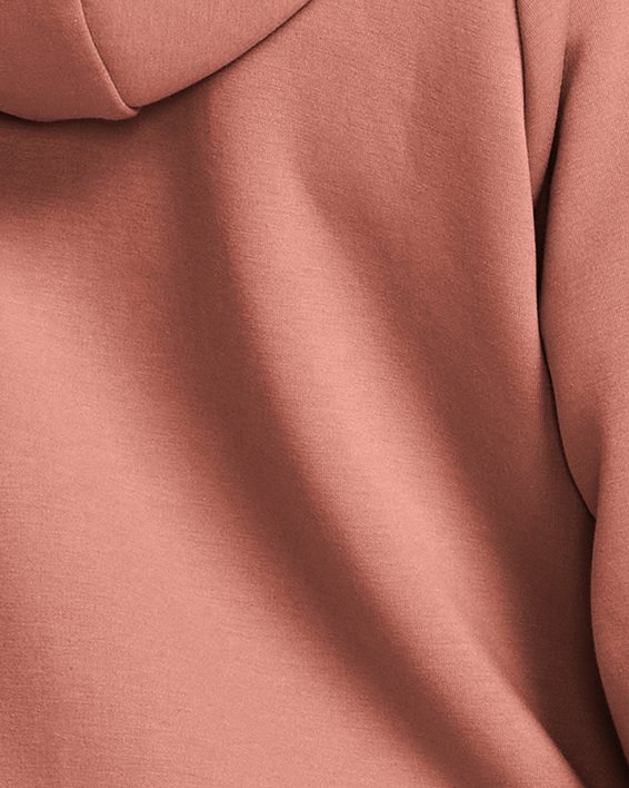 Women's UA Unstoppable Fleece Full-Zip in Pink image number 1